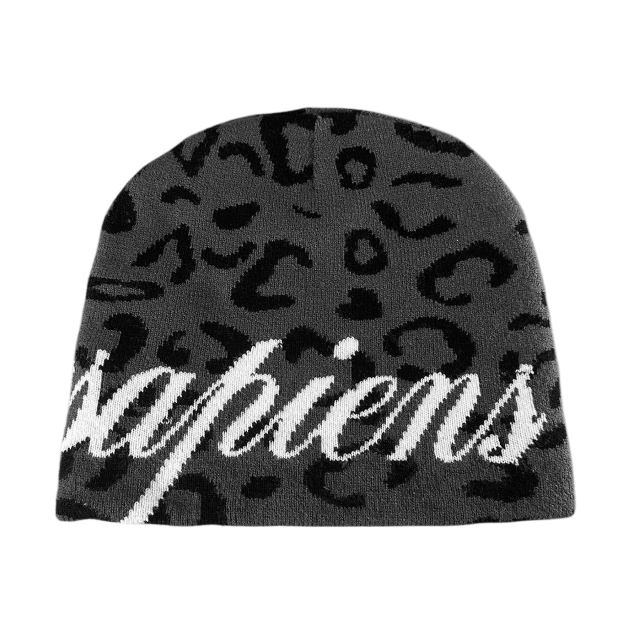“Cheetah” beanie (black)